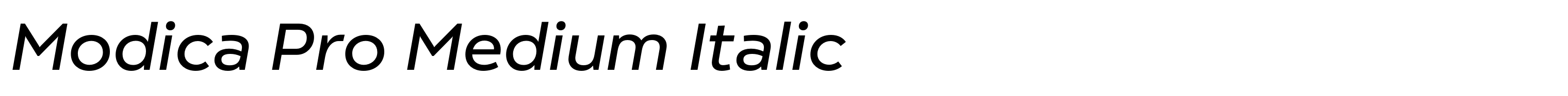 Modica Pro Medium Italic